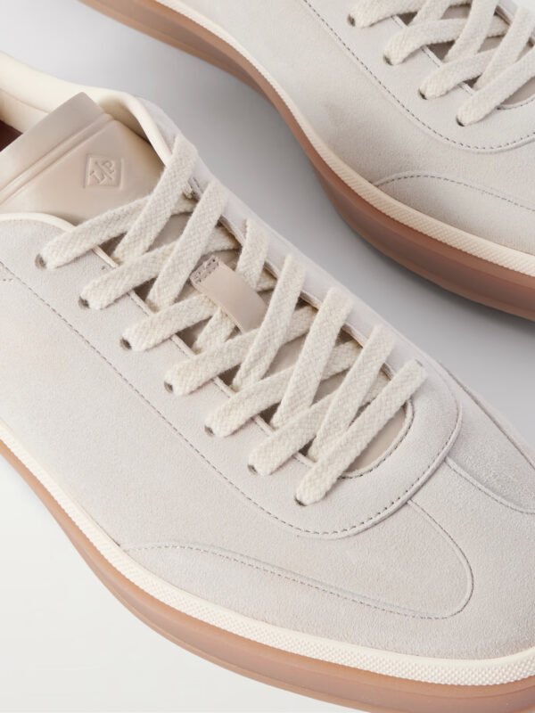 Tennis Walk Leather-Trimmed Suede Sneakers - Image 6