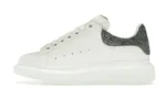 حذاء Alexander McQueen Oversized أبيض جلد ثعبان آيس