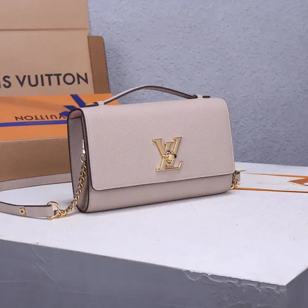 LV Lockme Clutch Purse - Image 4