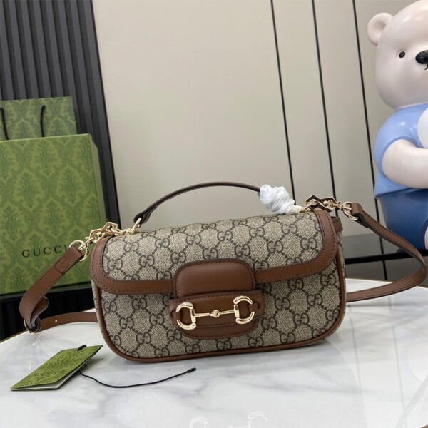 Gucci Horsebit 1955 Soft small top handle bag - Image 3