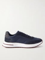 Weekend Walk Suede-Trimmed Shell Sneakers - Image 3