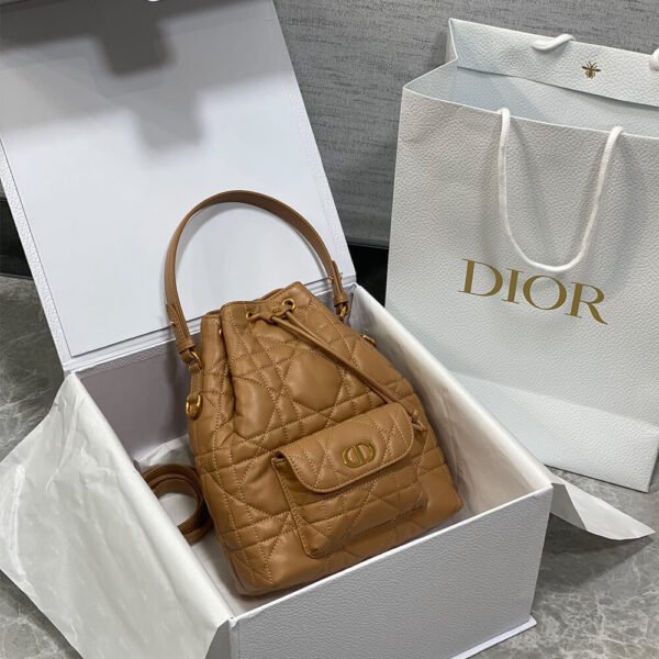Small Dior Caro Bucket Bag(HIGH-END GRADE) - Image 6