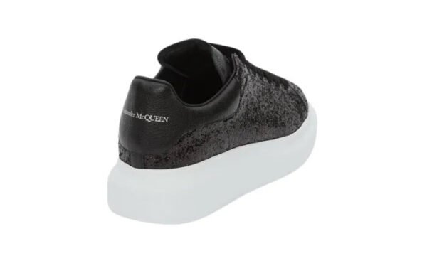 Women’s Glitter Oversized Sneaker in Black - Image 5