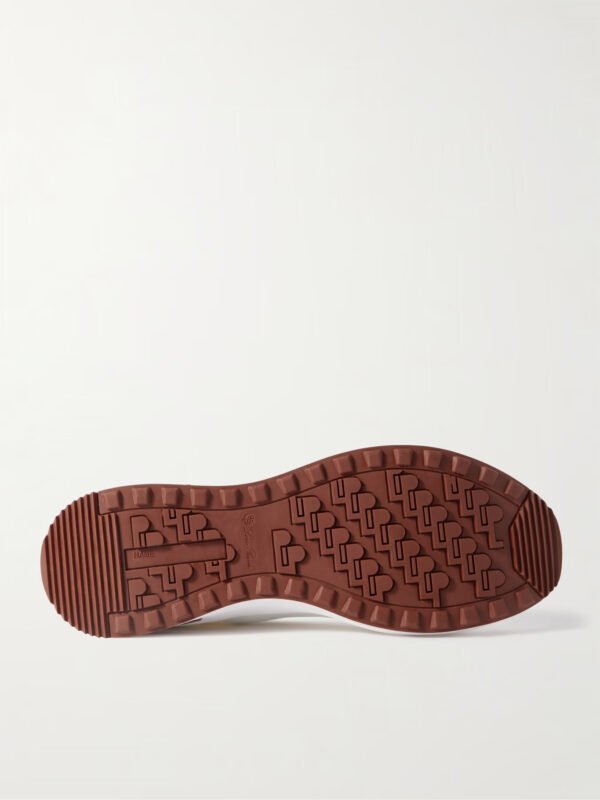 Weekend Walk Leather-Trimmed Mesh Sneakers - Image 5
