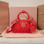 MIUMIU Medium Arcadie matelasse nappa Bag(HIGH-END GRADE) - Image 3