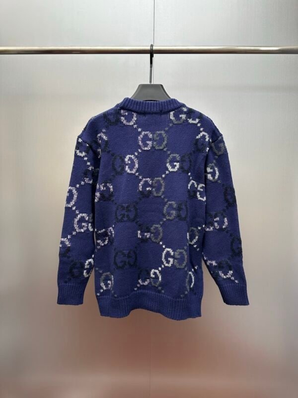 Gradient Wool Knit Cardigan – Early Fall 2025 Collection - Image 3