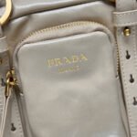 Prada Dangle leather top-handle mini-bag(HIGH-END GRADE) - Image 7