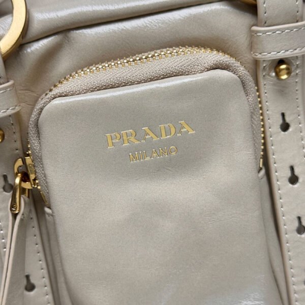 Prada Dangle leather top-handle mini-bag(HIGH-END GRADE) - Image 7