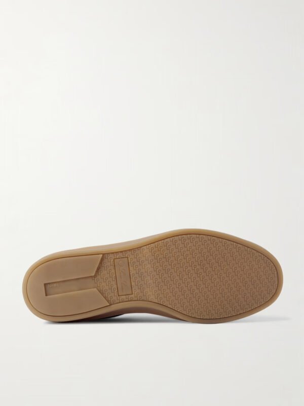 Tennis Walk Leather-Trimmed Suede Sneakers - Image 4