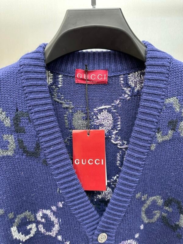 Gradient Wool Knit Cardigan – Early Fall 2025 Collection - Image 4