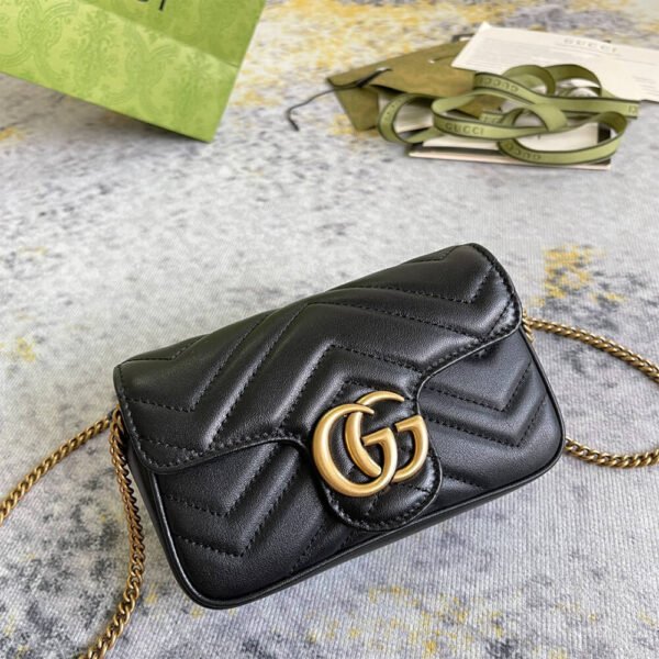 GG Marmont matelasse leather super mini bag - Image 4