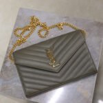 YSL cassandre chain wallet in lambskin - Image 7