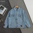 Tyler Collaboration Monogram Embroidered Denim Jacket