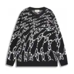 G-Label 2024SS Twisted Double-G Jacquard Knit Sweater - Image 2
