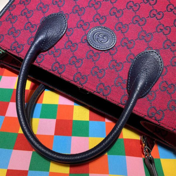 GG Multicolour small tote bag - Image 7