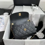 CHANEL Mini Flap Bag with Top Handle - Image 7