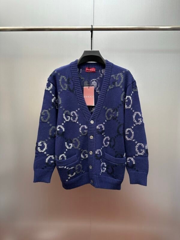 Gradient Wool Knit Cardigan – Early Fall 2025 Collection - Image 2