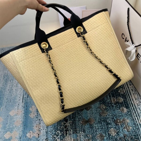 CHANEL Deauville Large Tote - Image 6