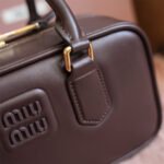 MIUMIU Medium Arcadie Leather Bag(HIGH-END GRADE) - Image 10