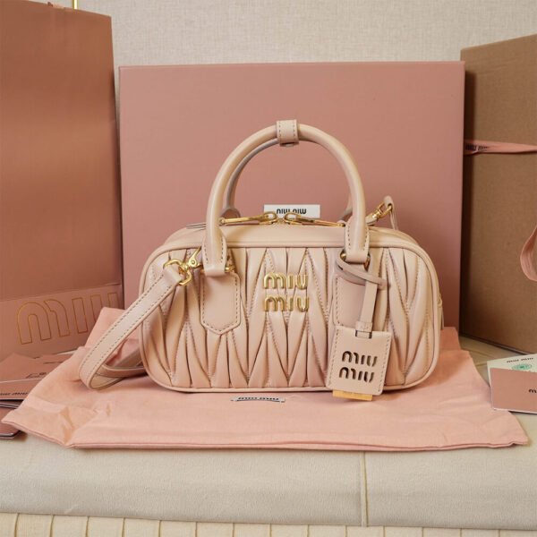 MIUMIU Medium Arcadie matelasse nappa Bag(HIGH-END GRADE) - Image 3