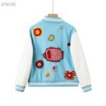 Yayoi Kusama Limited Edition Embroidered Baseball Jacket - Image 3