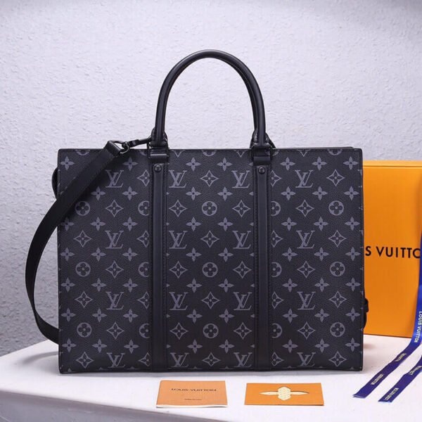 LV Sac Plat Horizontal Zippe - Image 4