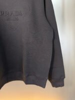 SS26 New Triangular 3D Embossed Logo Crewneck Sweatshirt – Stylish & Comfortable - Image 7