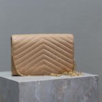 YSL cassandre chain wallet in lambskin - Image 5