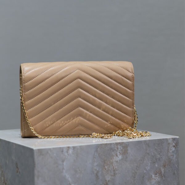 YSL cassandre chain wallet in lambskin - Image 5