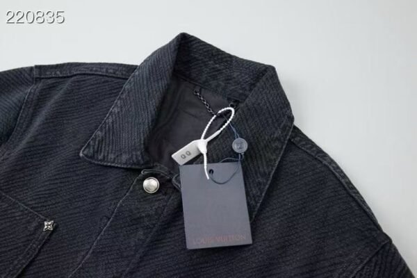 Tyler Collaboration Monogram Jacquard Spray-Dye Denim Jacket - Image 4