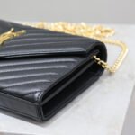 YSL cassandre chain wallet in lambskin - Image 7
