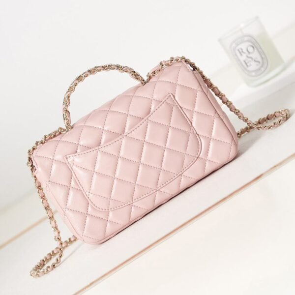 CHANEL Mini Flap With Top Handle - Image 5