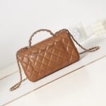 CHANEL Mini Flap With Top Handle - Image 8