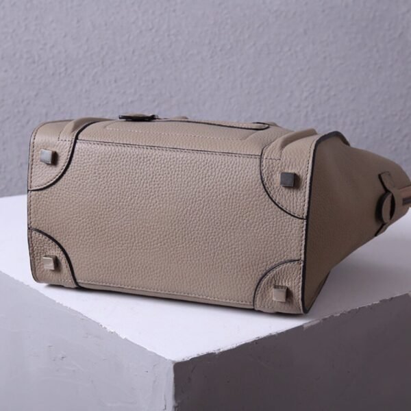 CELINE MICRO LUGGAGE HANDBAG IN CALFSKIN - Image 5