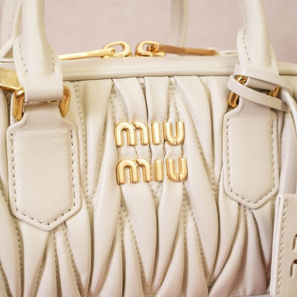 MIUMIU Medium Arcadie matelasse nappa Bag(HIGH-END GRADE) - Image 7