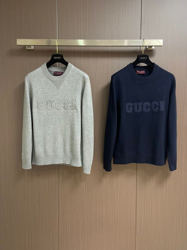 Jacquard Wool Knit Sweater – Fall/Winter Collection - Image 4