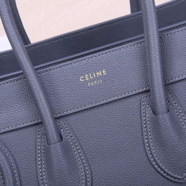 CELINE MICRO LUGGAGE HANDBAG IN CALFSKIN - Image 7