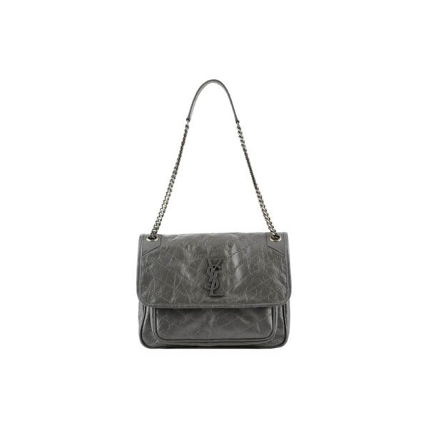 SAINT LAURENT NIKI MEDIUM IN CRINKLED VINTAGE LEATHER - Image 2