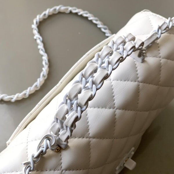 Chanel Mini Flap Bag with Top Handle(HIGH-END GRADE) - Image 7