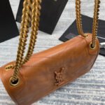 SAINT LAURENT NIKI MEDIUM IN CRINKLED VINTAGE LEATHER - Image 7