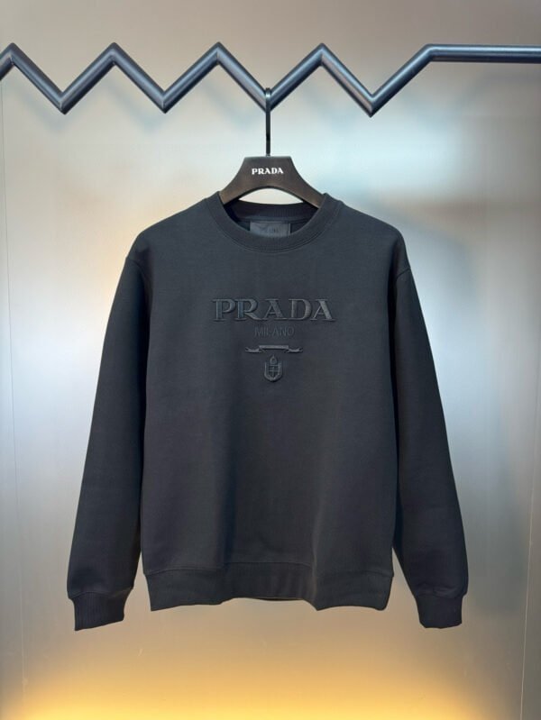 New Classic Embroidered Letter Logo Crewneck Sweatshirt – Comfortable & Stylish - Image 3