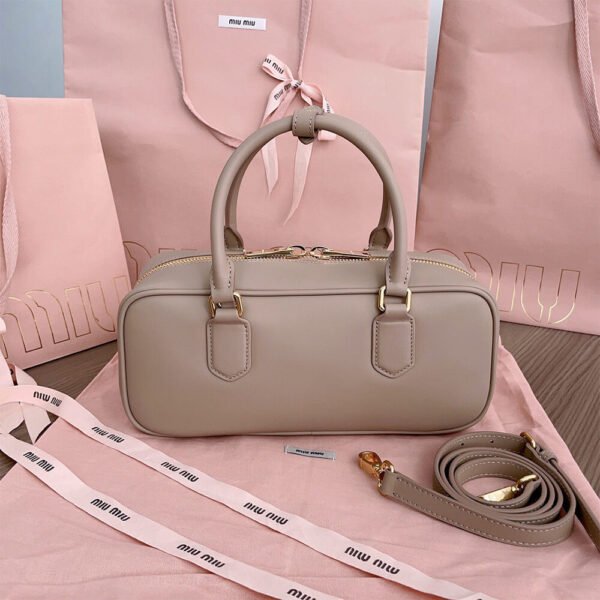 MIUMIU Large Arcadie Leather Bag(HIGH-END GRADE) - Image 5