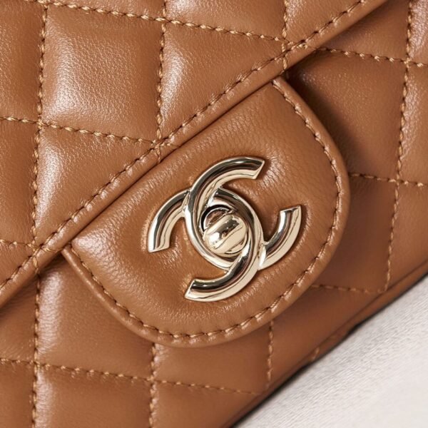 CHANEL Mini Flap With Top Handle - Image 7