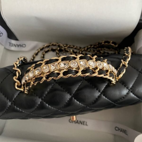 CHANEL Mini Flap With Top Handle - Image 5