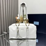 Prada Dangle medium leather top-handle bag(HIGH-END GRADE) - Image 3