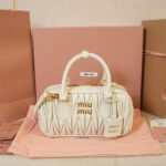 MIUMIU Medium Arcadie matelasse nappa Bag(HIGH-END GRADE) - Image 3