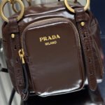 Prada Dangle leather top-handle mini-bag(HIGH-END GRADE) - Image 10