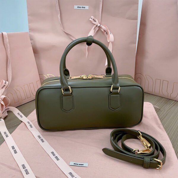 MIUMIU Large Arcadie Leather Bag(HIGH-END GRADE) - Image 5