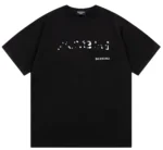 Balenciaga Slime Logo Print Black Cotton Crew Neck T-Shirt - Image 2