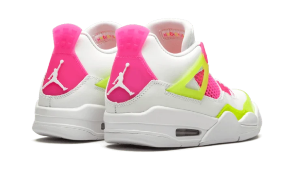 ⁦حذاء Air Jordan أبيض Lemon Pink⁩ - الصورة ⁦4⁩